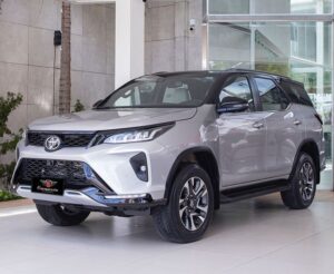 Toyota fortuner worth 50 lakhs Rear view 