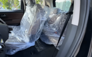 Mahindra scorpio N third-row front-facing seats 